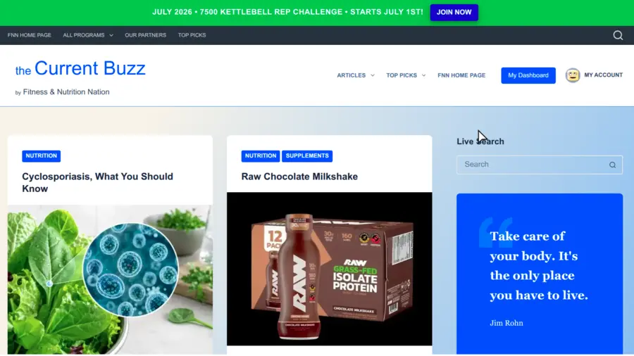 blog.gofnn.com Homepage Screenshot
